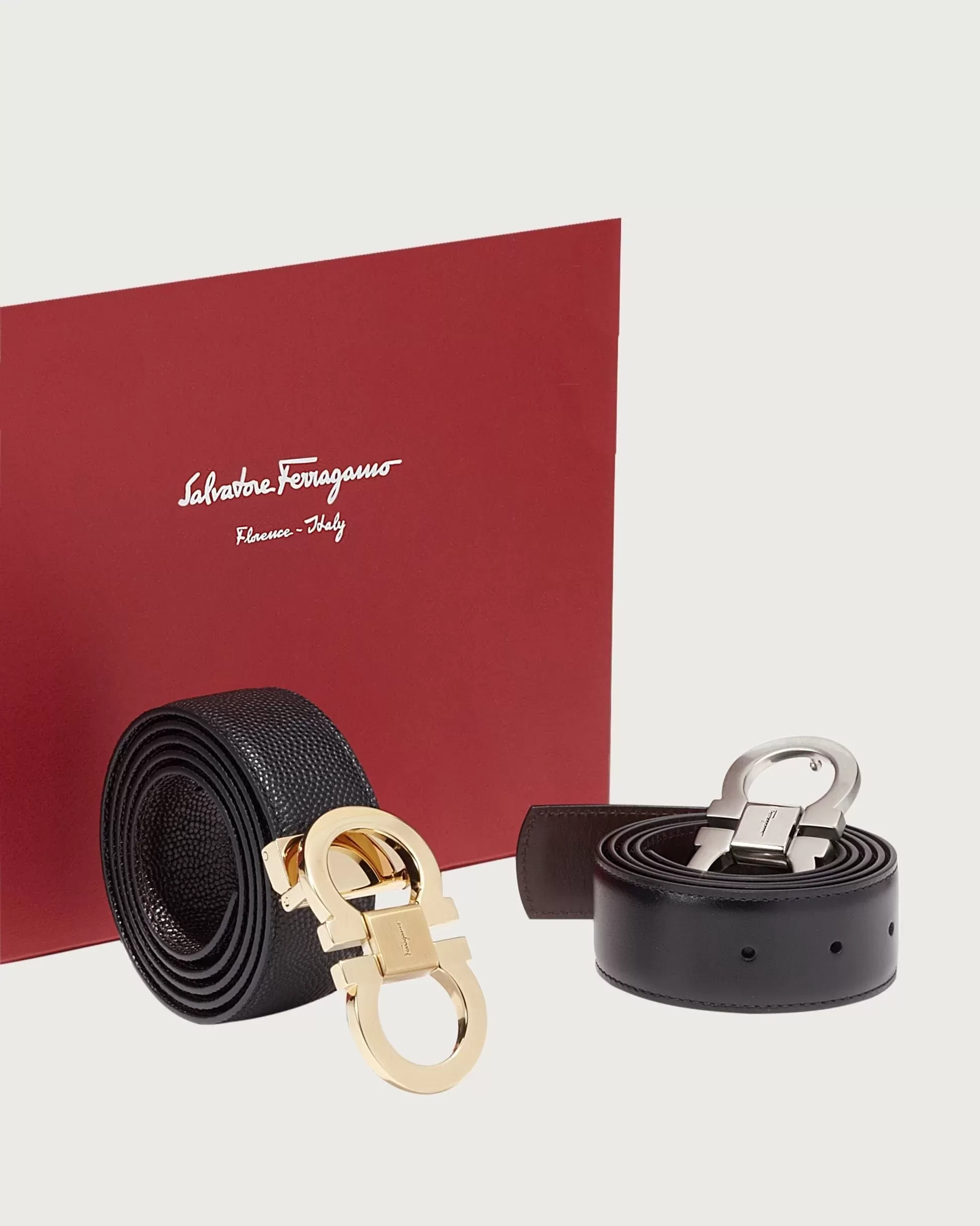 Ferragamo Men's Adjustable Gancini Belt - Gift Box