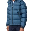 Mackage Jonas Foil Shield Down Jacket In Blue