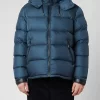 Mackage Jonas Foil Shield Down Jacket In Blue