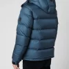 Mackage Jonas Foil Shield Down Jacket In Blue