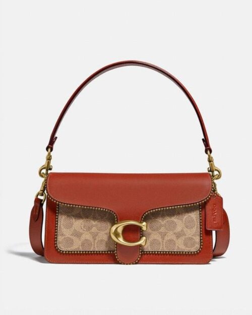 Coach Tabby Shoulder Bag 26 In Signature Canvas With Beadchain