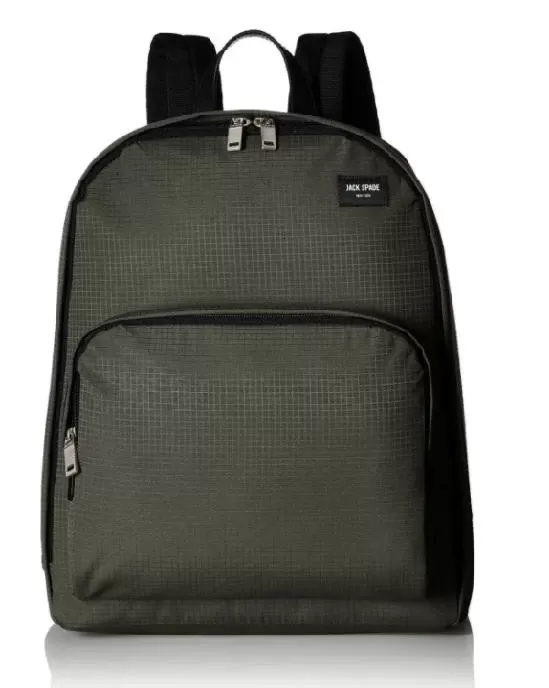 Jack Spade Men's backpack Solid Ripstop Rosin Green