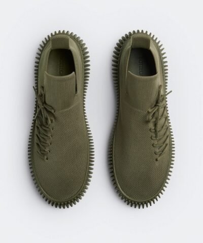 Bottega Veneta Ripple Sneaker In Khaki