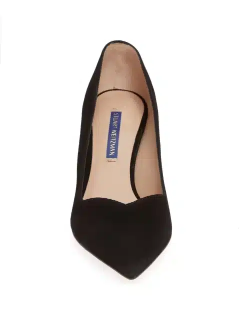 Stuart Weitzman Anny 70 Nice Blue Suede Pumps.