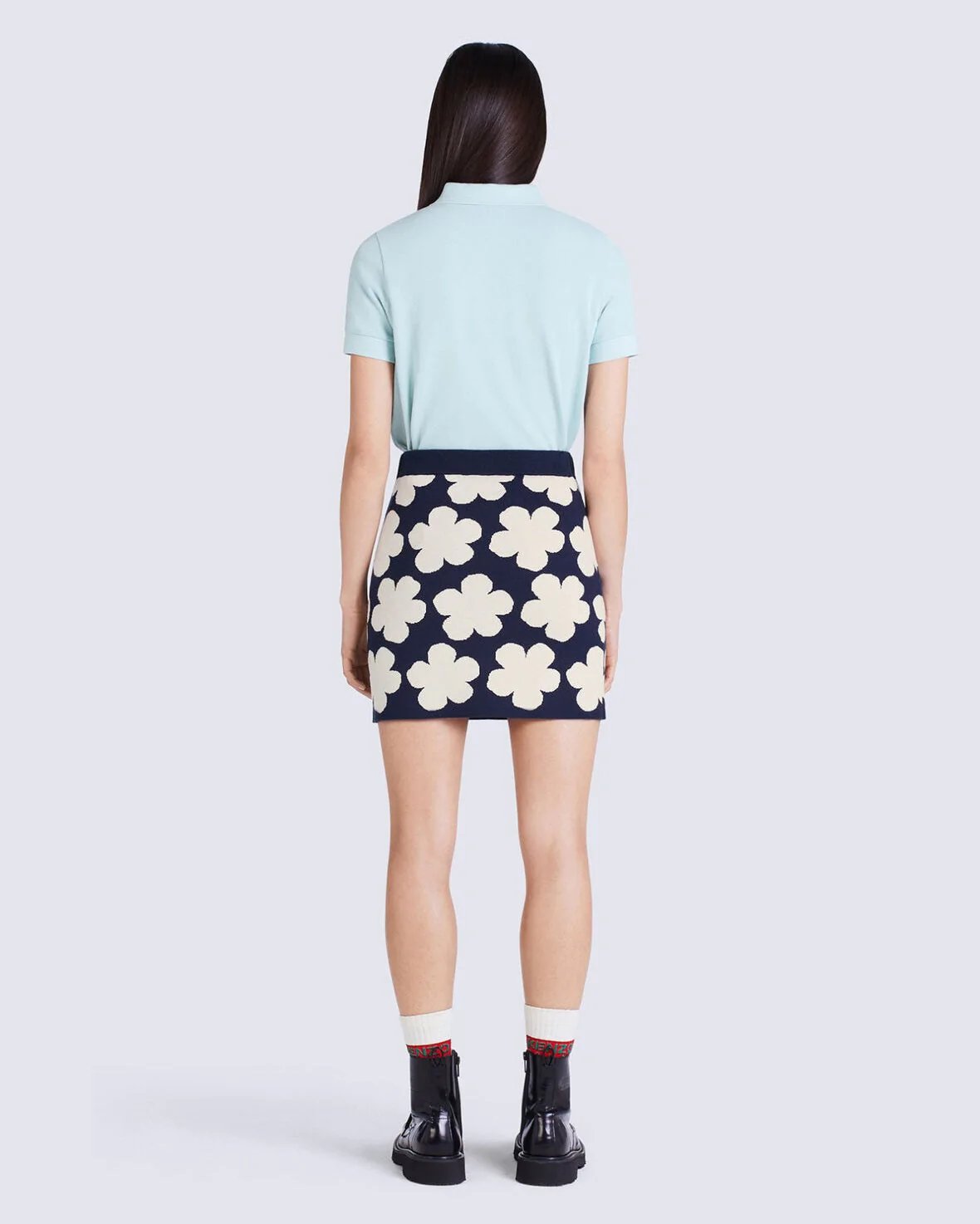 Kenzo Floral Jacquard Miniskirt