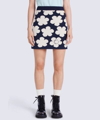 Kenzo Floral Jacquard Miniskirt