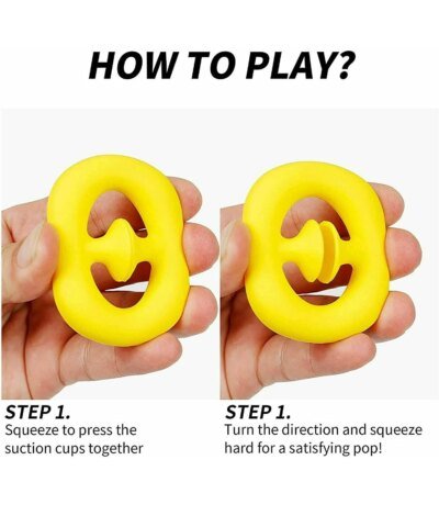Seedato Suction Cup Stress Reliever Grip Toy