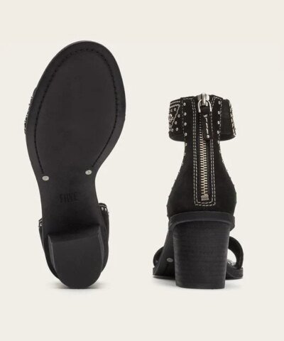 FRYE Women's Brielle Deco Back Zip Dress Sandal