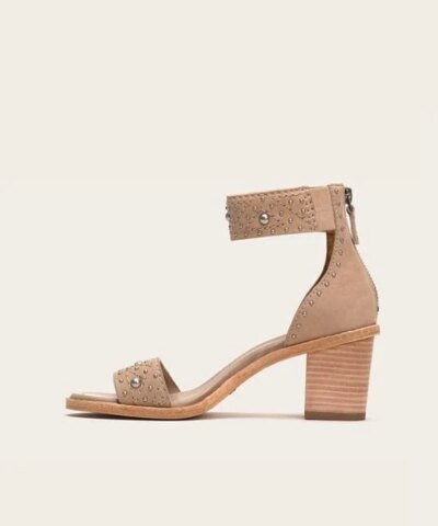 FRYE Women's Brielle Deco Back Zip Dress Sandal