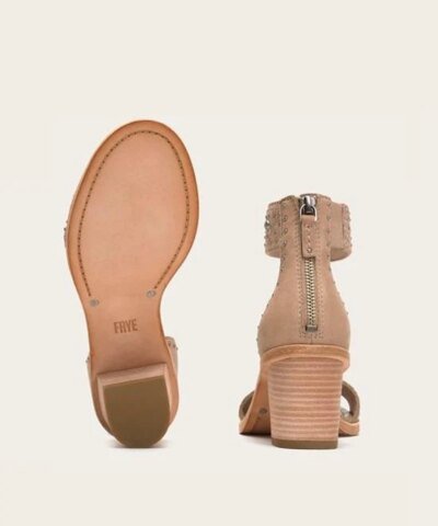 FRYE Women's Brielle Deco Back Zip Dress Sandal