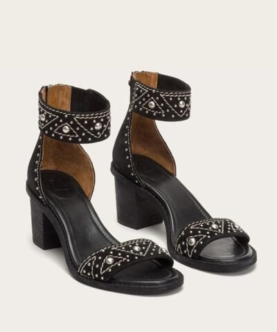 FRYE Women's Brielle Deco Back Zip Dress Sandal