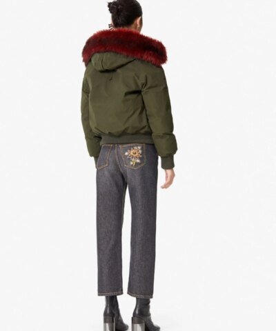 Kenzo Short Parka Jacket With Hood