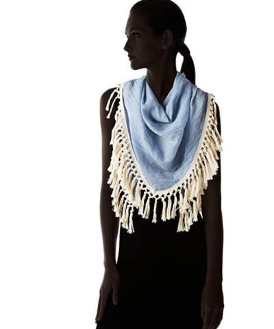 Steve Madden Women's Oversized Cotton Tassel Scarf