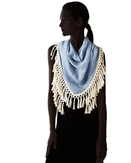 Steve Madden Women's Oversized Cotton Tassel Scarf