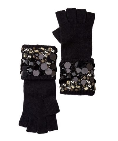 Michael Michael Kors Embellished Fingerless Gloves
