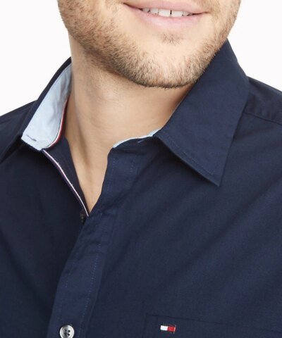 Tommy Hilfiger Slim Fit Stretch Cotton Oxford Shirt