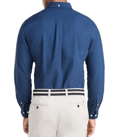 Tommy Hilfiger Slim Fit Stretch Cotton Chambray Shirt