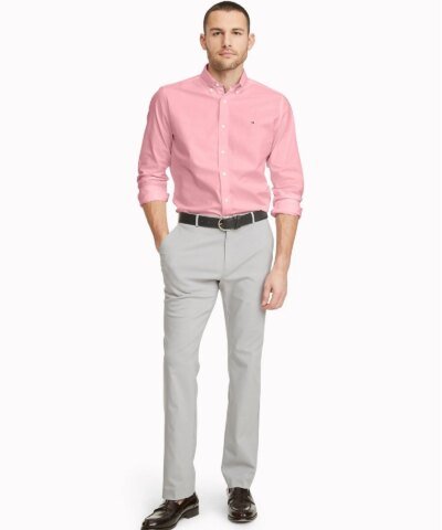 Tommy Hilfiger Slim Fit Stretch Cotton Oxford Shirt