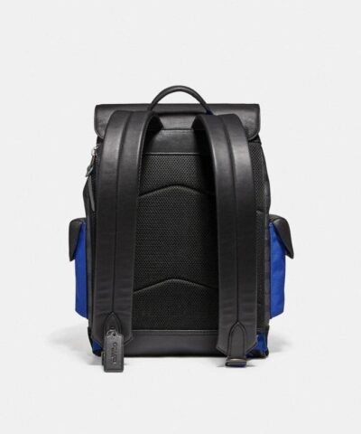 Coach Rivington Backpack In Signature Canvas With Coach Patch