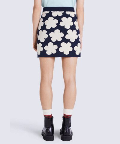 Kenzo Floral Jacquard Miniskirt