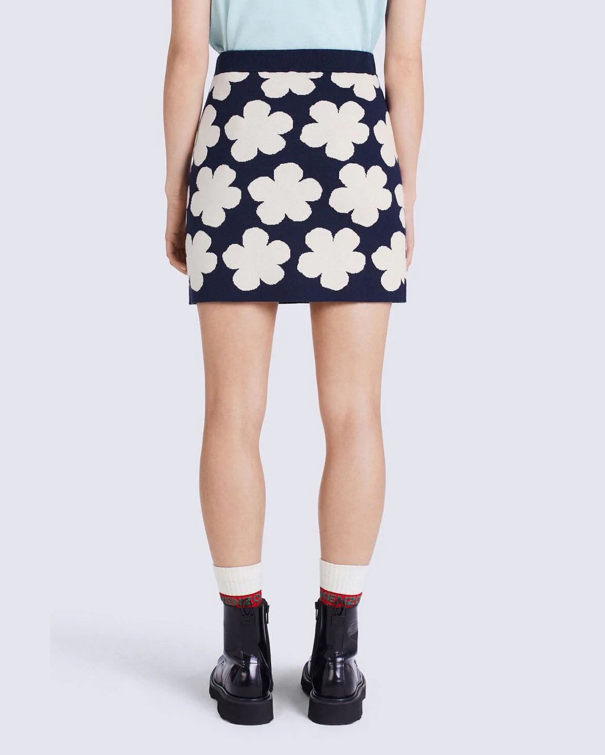 Kenzo Floral Jacquard Miniskirt