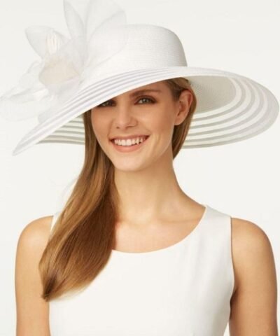 August Hats Camellia Wide Brim Hat