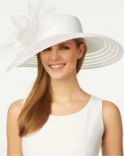 August Hats Camellia Wide Brim Hat