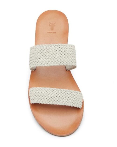 FRYE Ruth Woven Slide Sandals