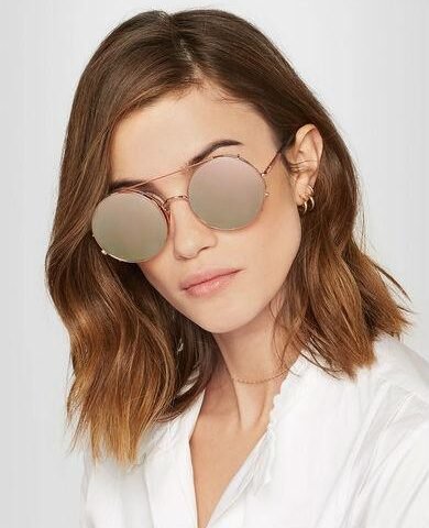 Sunday Somewhere Metallic Valentine Sunglasses