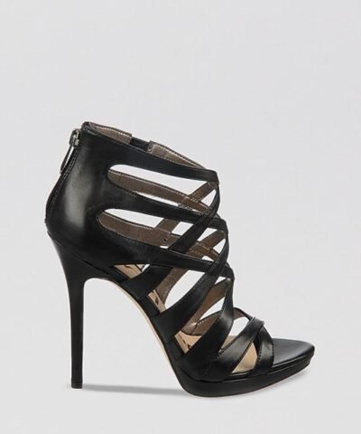 Sam Edelman Peep Toe Platform Evening Sandals - Ella High Heel
