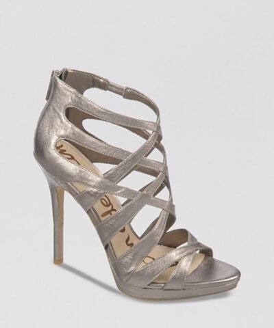 Sam Edelman Peep Toe Platform Evening Sandals - Ella High Heel