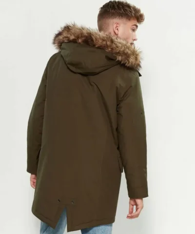 Parks London Jackson Faux Fur-Trimmed Parka