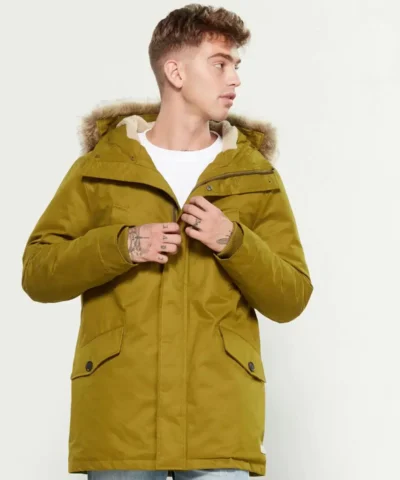 Parka London Compton Faux Fur-Trimmed Core Parka