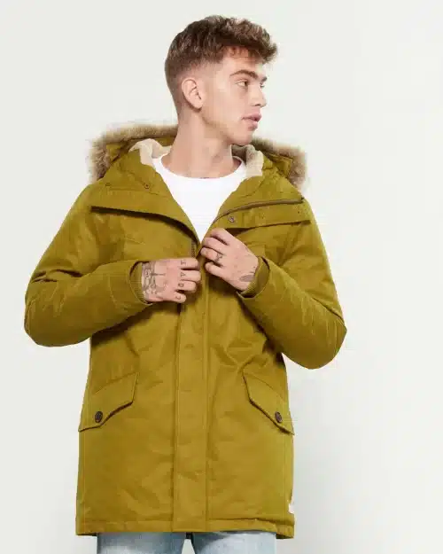 Parka London Compton Faux Fur-Trimmed Core Parka