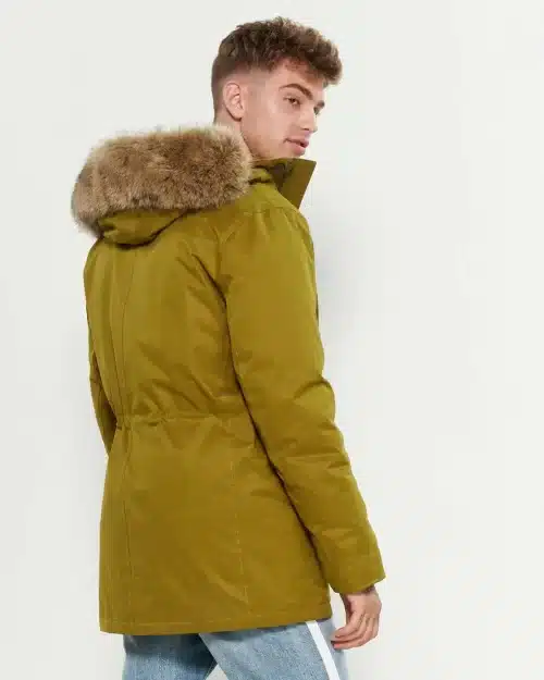 Parka London Compton Faux Fur-Trimmed Core Parka