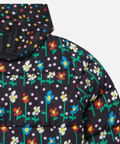 Stella McCartney Daisy Print Puffer Jacket