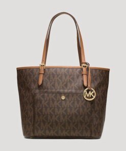 MICHAEL Michael Kors Tote - Logo Jet Set Large Snap Pocket