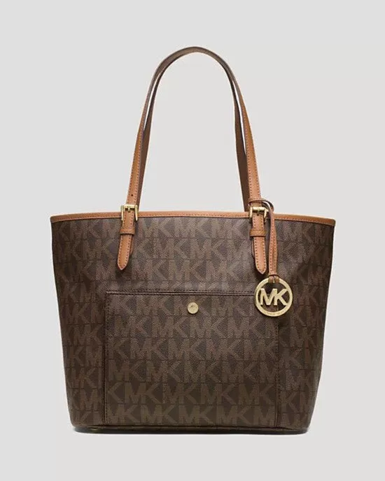 MICHAEL Michael Kors Tote - Logo Jet Set Large Snap Pocket