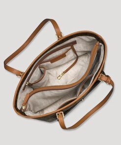 MICHAEL Michael Kors Tote - Logo Jet Set Large Snap Pocket-MICHAEL MICHAEL KORS-Fashionbarn shop