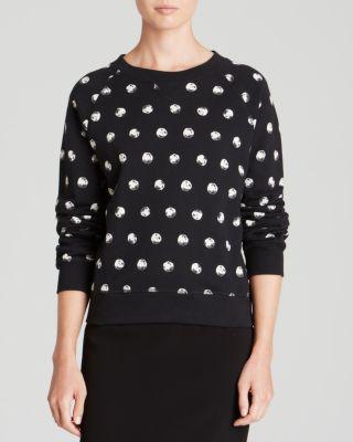 Moschino Women's Pearl Print Sweatshirt