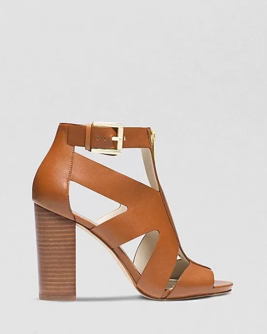 MICHAEL Michael Kors Open Toe Sandals - Anya High Heel-MICHAEL MICHAEL KORS-Fashionbarn shop