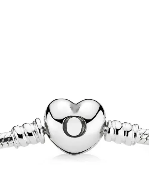 Steffe Sterling Silver Heart Clasp Bracelet