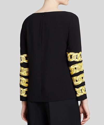 Boutique Moschino Chain Print Top