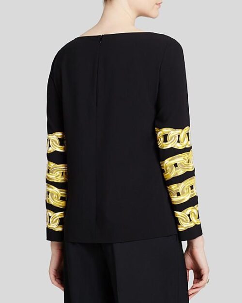 Boutique Moschino Chain Print Top