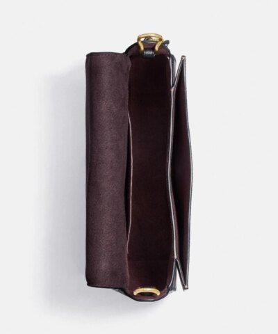 Coach Kat Saddle Bag 20 With Horse And Carriage Print