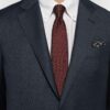 ERMENEGILDO ZEGNA Navy Slim-Fit Micro-Checked Wool Suit