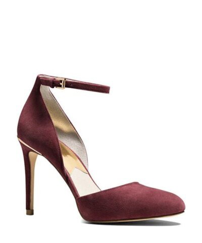 Michael Michael Kors Georgia Ankle Strap High Heel Pumps