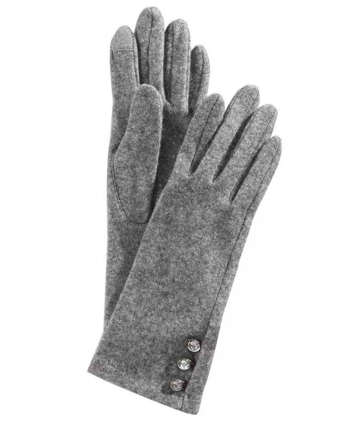 Lauren Ralph Lauren Three-Button Touch Gloves