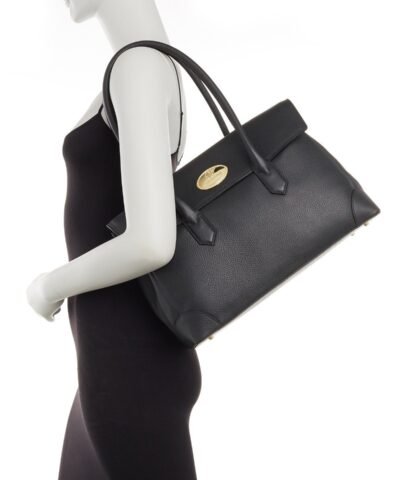 Roberto Cavalli Foldover Leather Shoulder Bag