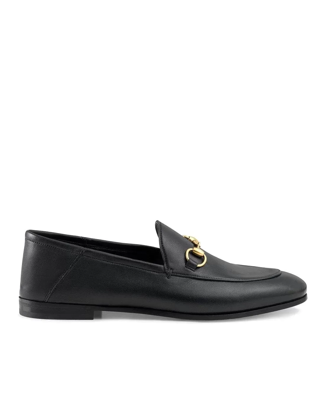 Gucci Black Leather Horsebit Loafer